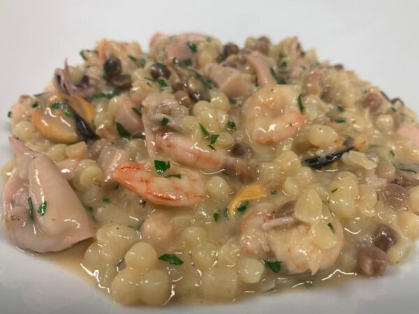 Fregola Risottata alla pescatora <br> 2 Porzioni - immagine 2